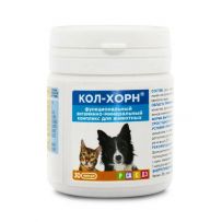 Витамины для кошек и собак Кол-Хорн 30 капсул