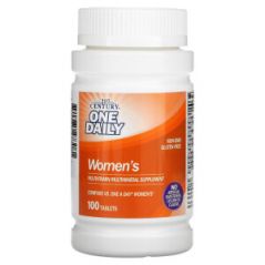 One Daily, мультивитаминная и мультиминеральная добавка для женщин, 100 таблеток, 21st Century