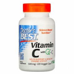 Витамин C с Q-C Doctor's Best 500 мг, 120 капсул