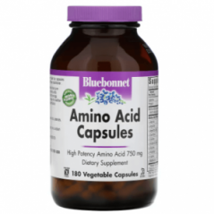 Аминокислоты 750 мг 180 капсул Bluebonnet Nutrition