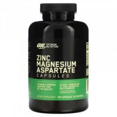 Аспартат цинка и магния Optimum Nutrition ZMA, 180 капсул