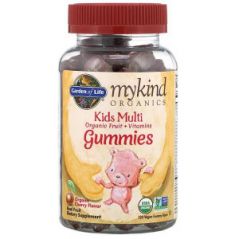 Детские мультивитамины вишневый вкус, 120 мармеладных мишек, Garden of Life