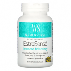 Гормональный баланс, 60 вегетарианских капсул, Natural Factors, WomenSense, EstroSense