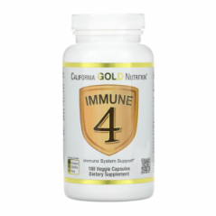 Immune 4 California Gold Nutrition, 180 капсул