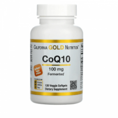 Коэнзим Q10, 100 mg, 120 капсул California Gold Nutrition