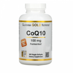 Коэнзим Q10, 100 mg, 360 капсул California Gold Nutrition