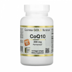 Коэнзим Q10, 200 mg, 120 капсул California Gold Nutrition