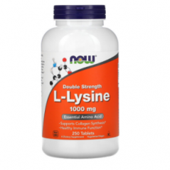 L-лизин, NOW Foods, 1000 мг, 250 таблеток