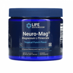 L-треонат магния Neuro-Mag тропический пунш 93 г Life Extension