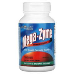 Mega-Zyme системные ферменты Nature's Way, 200 таблеток