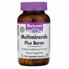 Мультиминералы с бором 180 капсул Vcaps Bluebonnet Nutrition