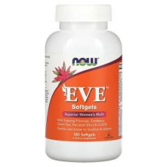 Мультивитамины для женщин EVE NOW Foods, 180 капсул