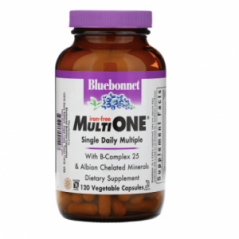 Мультивитамины Multi One Single Daily Multiple без железа 120 капсул Bluebonnet Nutrition