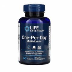 Мультивитамины One-Per-Day 60 таблеток Life Extension