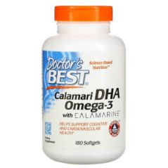 Омега-3 Doctor's Best Calamari DHA, 180 капсул