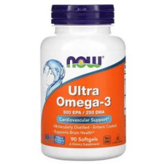 Омега-3 Ultra Now Foods, 90 капсул