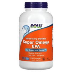 Омега Super Now Foods EPA, 240 капсул