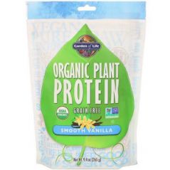 Органический растительный белок, мягкая ваниль 265 г, Garden of Life