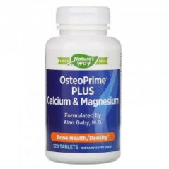 OsteoPrime Plus кальций и магний Nature's Way, 120 капсул