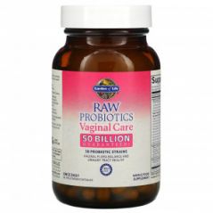 Пробиотики RAW, уход за влагалищем, 30 капсул, Garden of Life