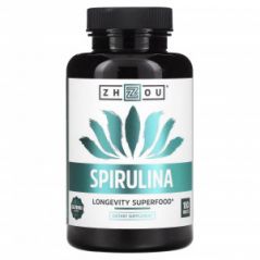 Спирулина 500 мг Zhou Nutrition, 180 таблеток