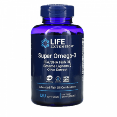 Супер Омега-3 120 мягких таблеток Life Extension