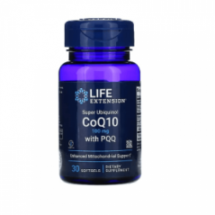 Суперубихинол CoQ10 100 мг PQQ 10 мг 30 таблеток Life Extension
