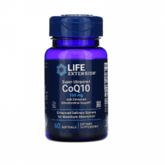 Суперубихинол CoQ10 100 мг PQQ 10 мг 60 таблеток Life Extension