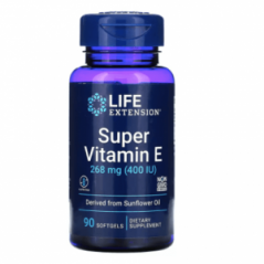 Супервитамин E 268 мг 400 МЕ Life Extension 90 капсул