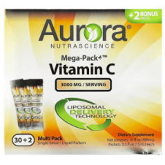 Витамин C Aurora Nutrascience 3000 мг, 32 упаковки