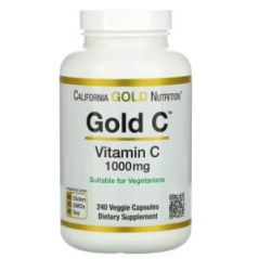 Витамин C California Gold Nutrition Gold C 1000 мг, 240 капсул