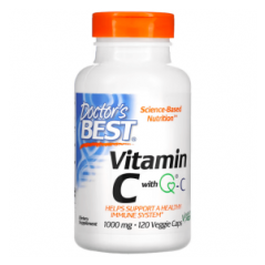 Витамин C с Q-C Doctor's Best 1000 мг, 120 капсул