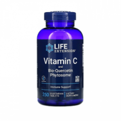 Витамин С и фитосомы био-кверцетина 250 таблеток Life Extension